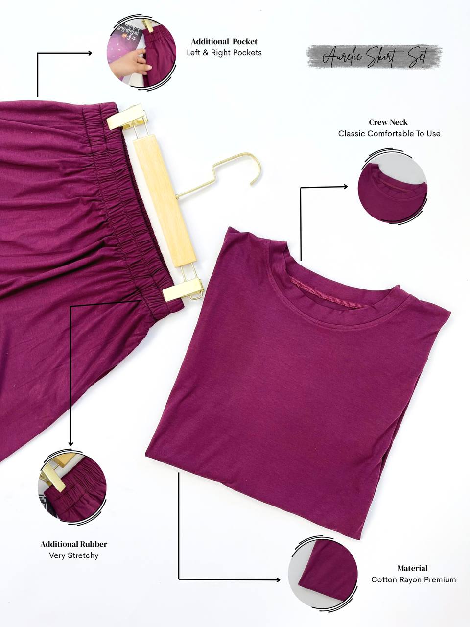 Aurelie set skirt