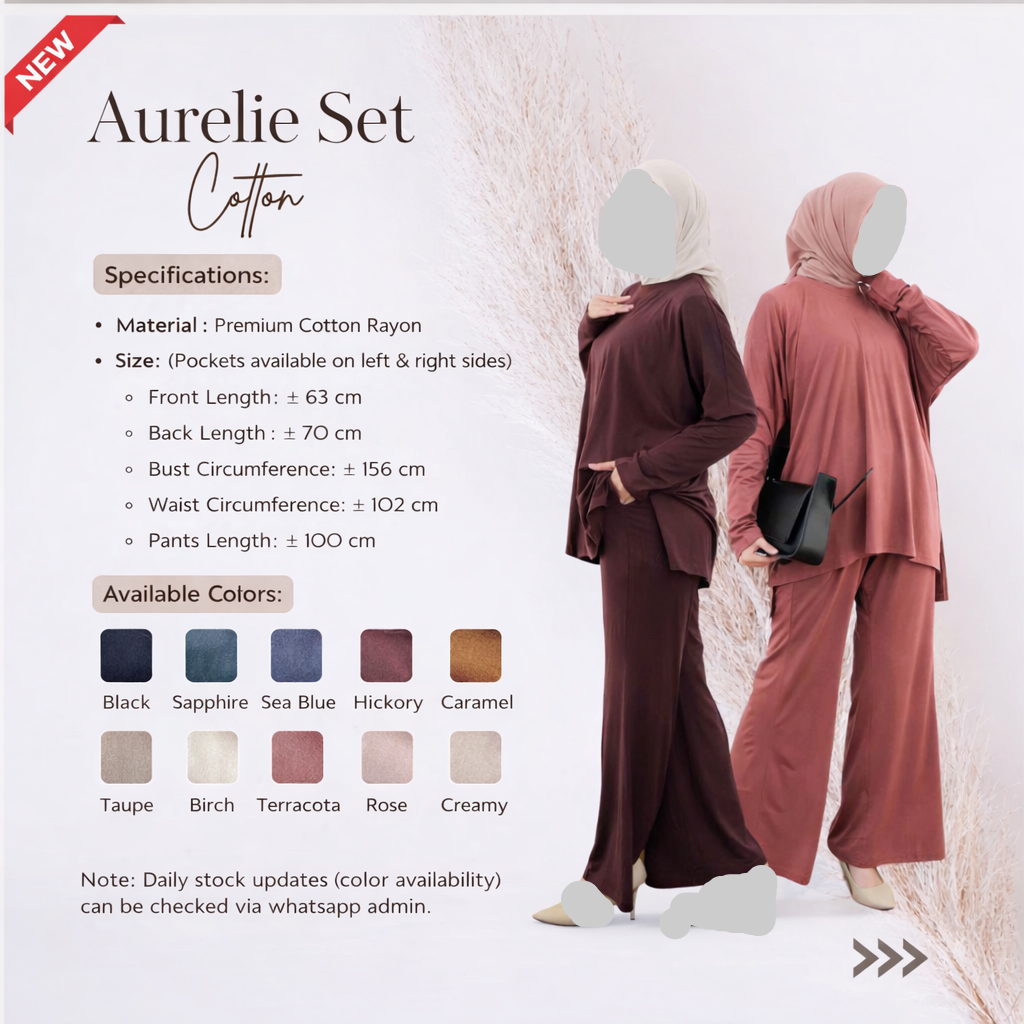 Aurelie set cotton