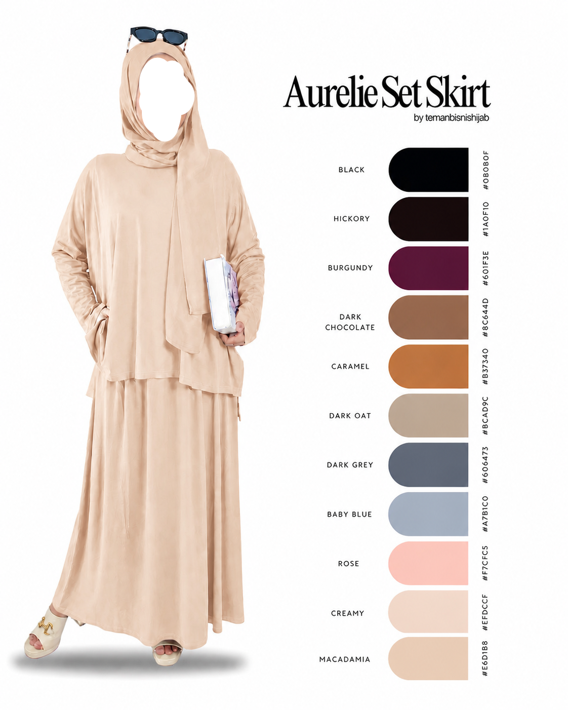Aurelie set skirt
