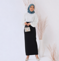 Knit span skirt