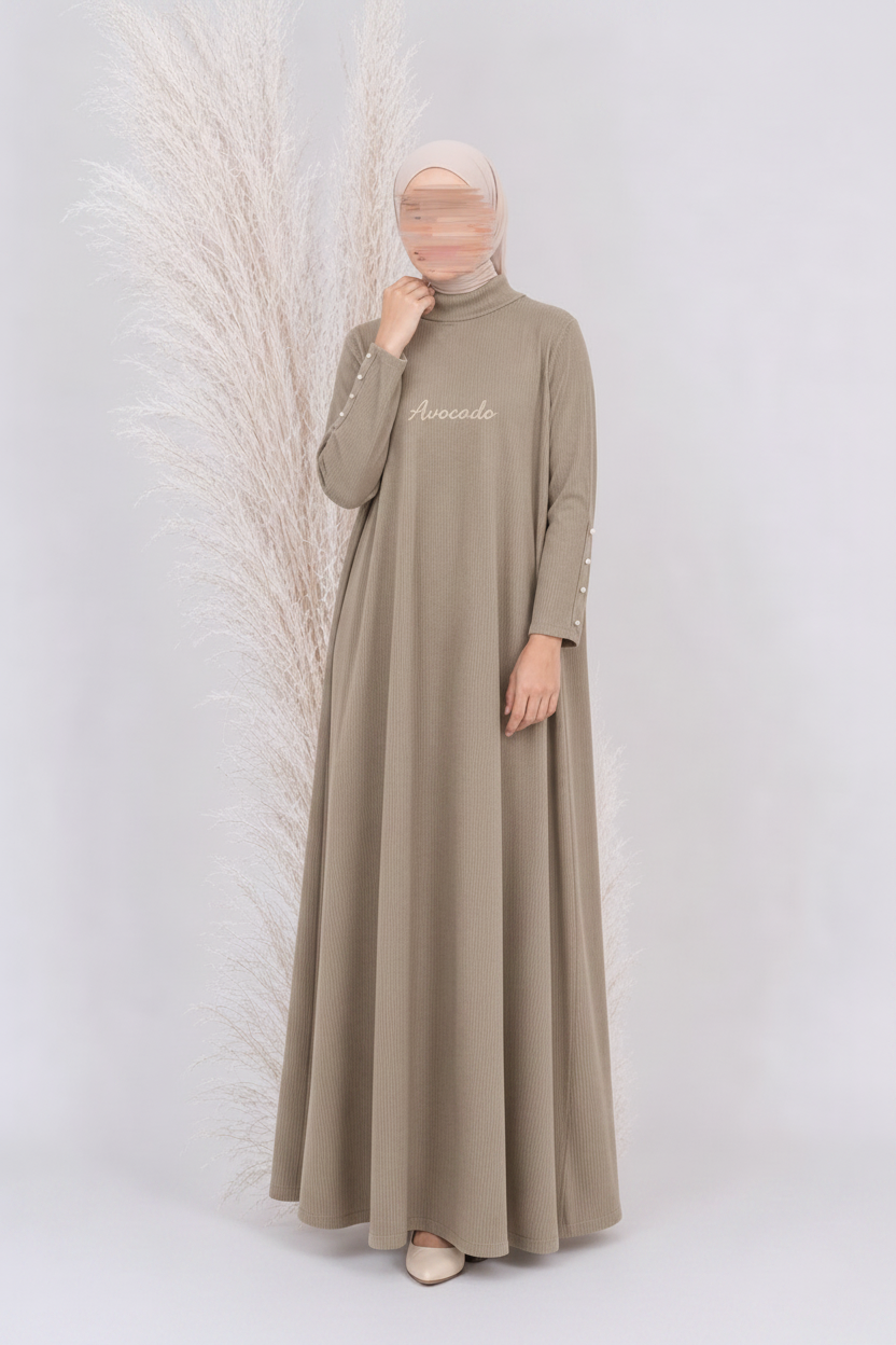Seera rib dress / everyday modest wear